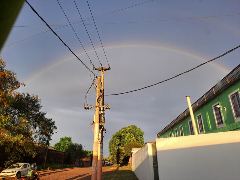 Bei den vielen Regenschauern gibt es danach sehr oft wunderschöne Regenbögen.